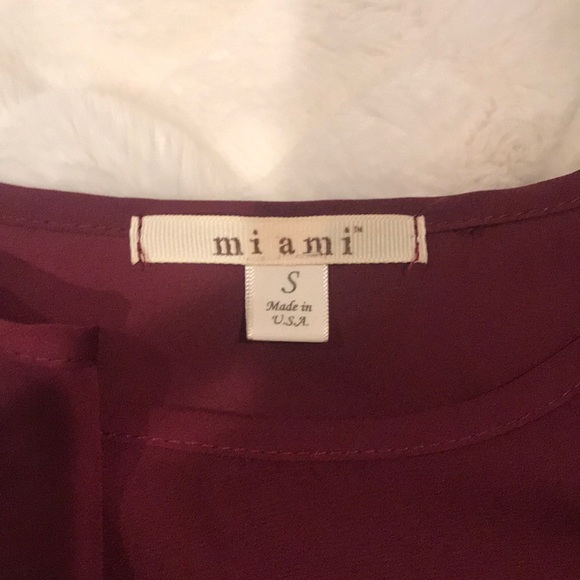 Maroon blouse - Picture 3 of 3
